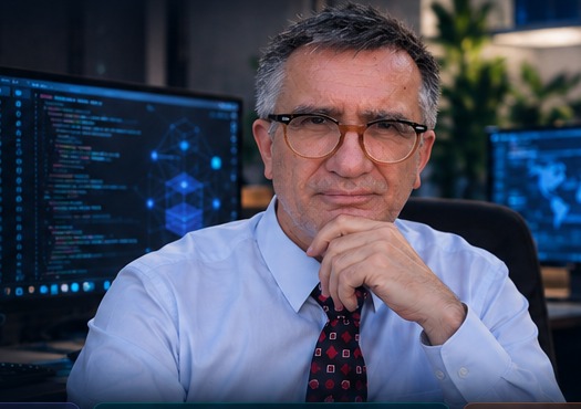 Istvan de MiziNet dans un environnement de travail technique